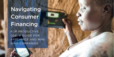 Mini Grid and Productive Use of Energy Sector: Consumer Financing