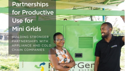 Mini Grid and Productive Use of Energy Sector: Pue Partnerships
